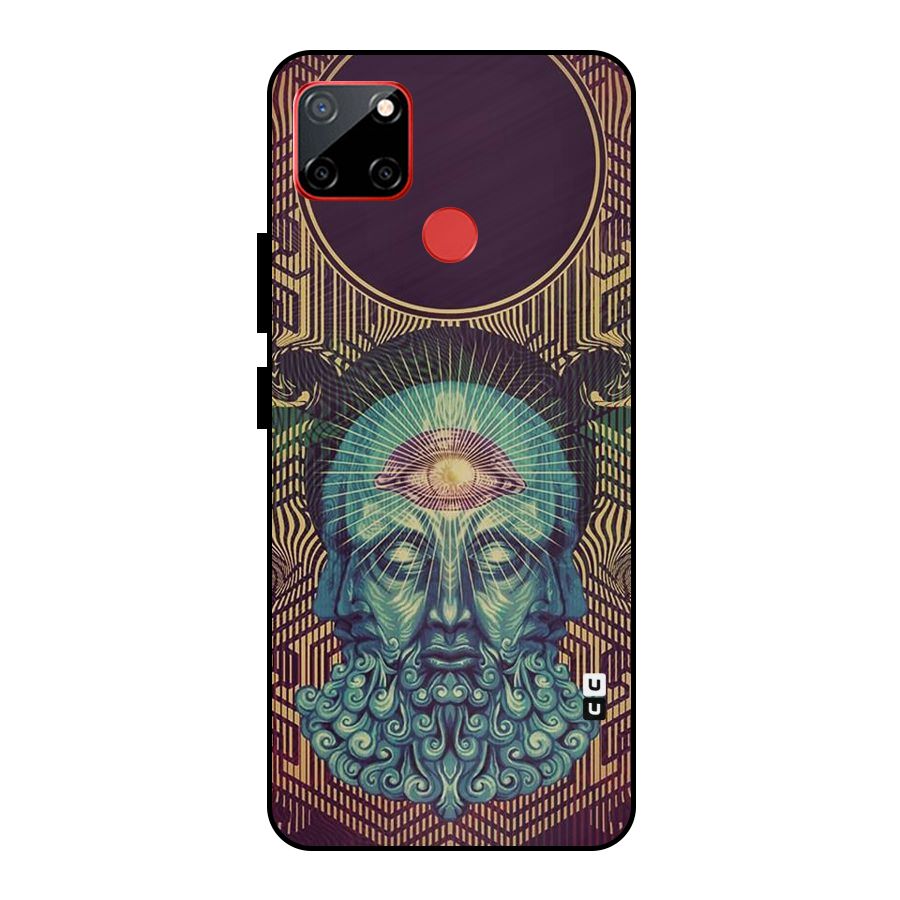 Eye Design Metal Back Case for Realme C12