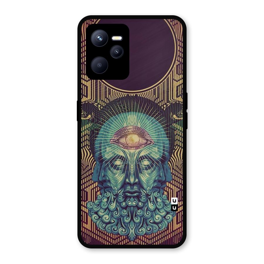 Eye Design Metal Back Case for Realme C35