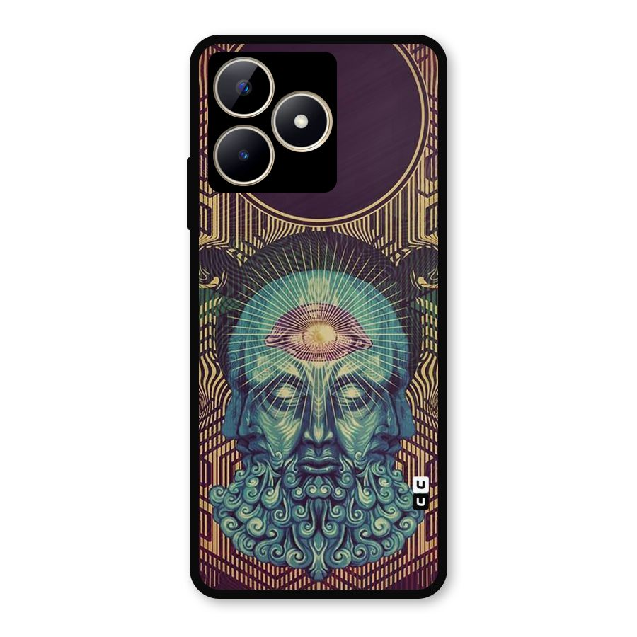 Eye Design Metal Back Case for Realme C53