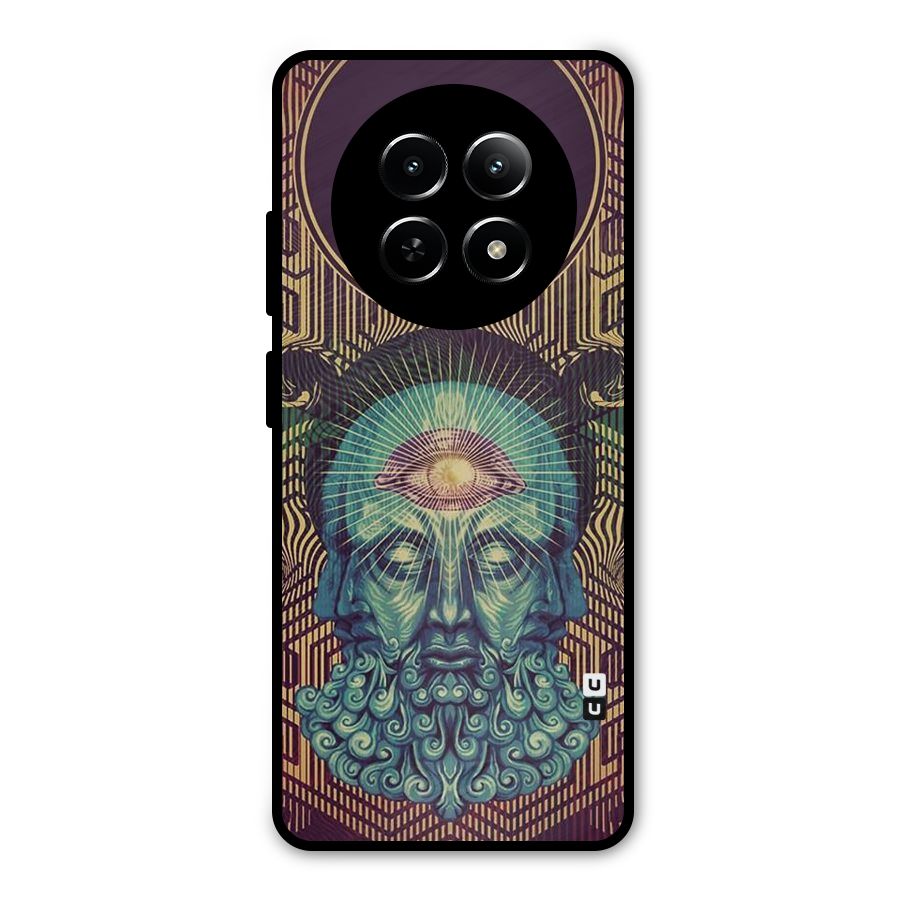 Eye Design Metal Back Case for Realme Narzo N65