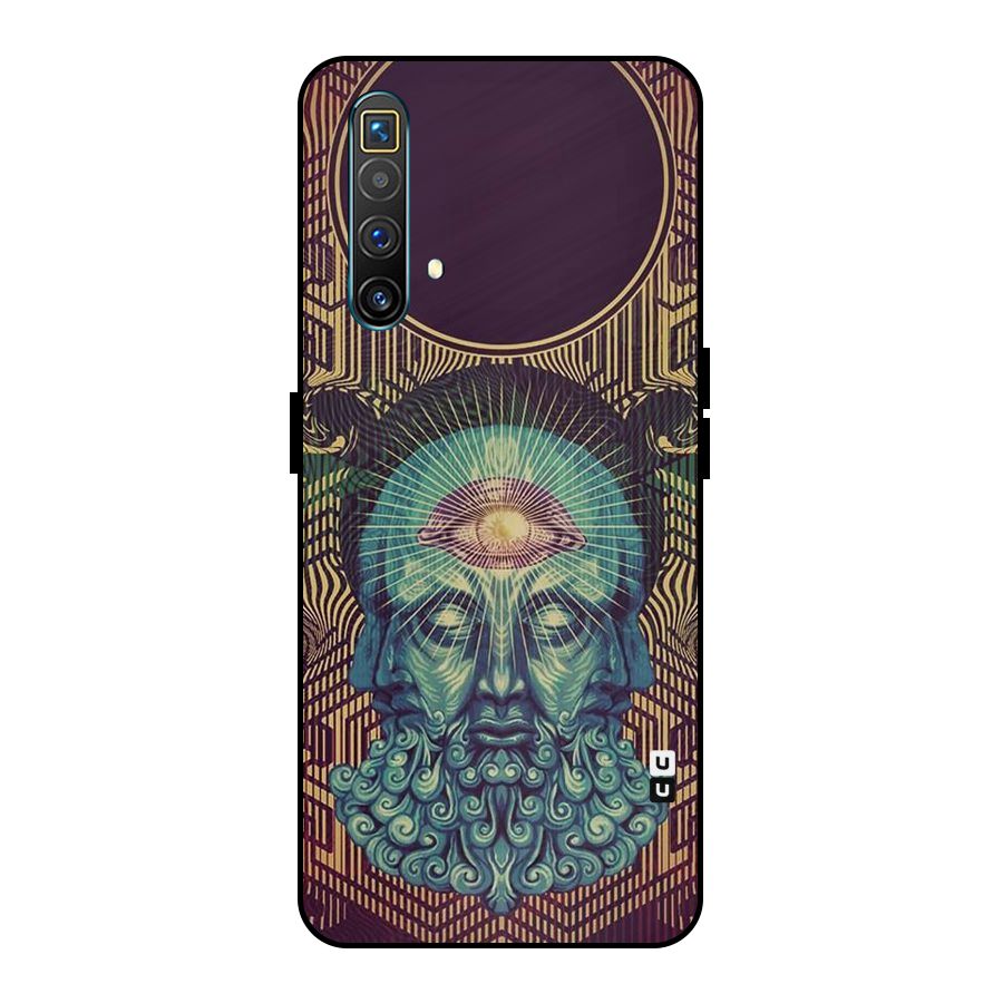 Eye Design Metal Back Case for Realme X3