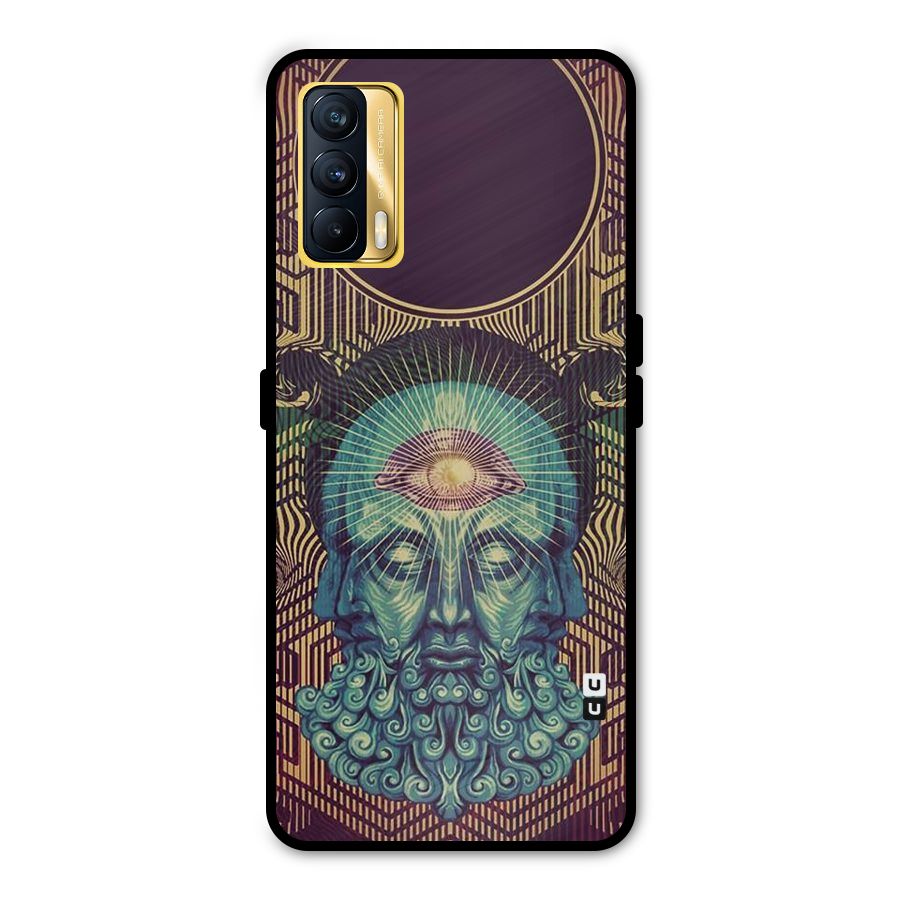 Eye Design Metal Back Case for Realme X7