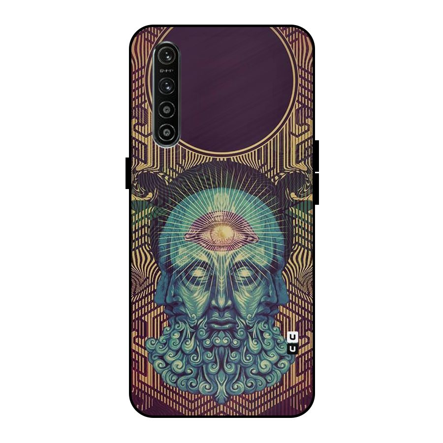 Eye Design Metal Back Case for Realme XT