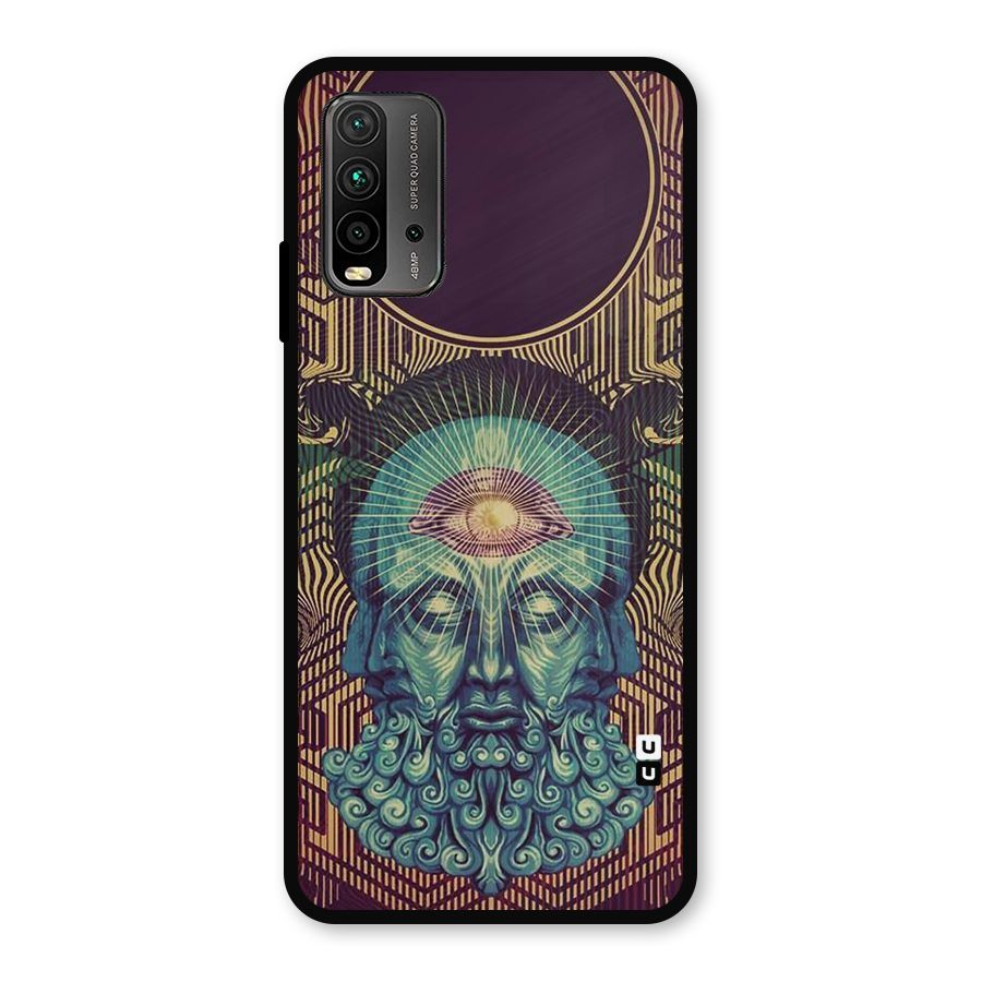 Eye Design Metal Back Case for Redmi 9 Power