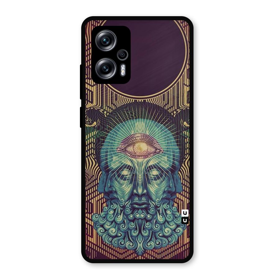 Eye Design Metal Back Case for Redmi K50i