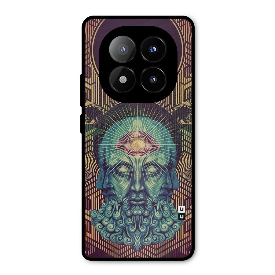 Eye Design Metal Back Case for Redmi Note 14 Pro Plus 5G