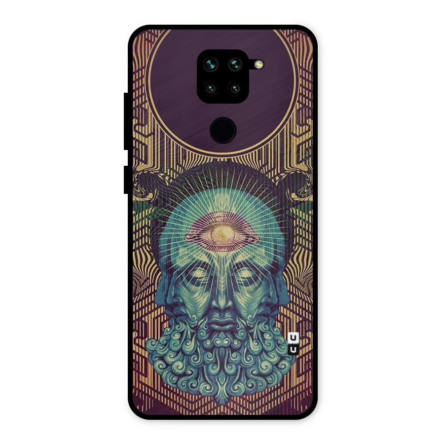 Eye Design Metal Back Case for Redmi Note 9