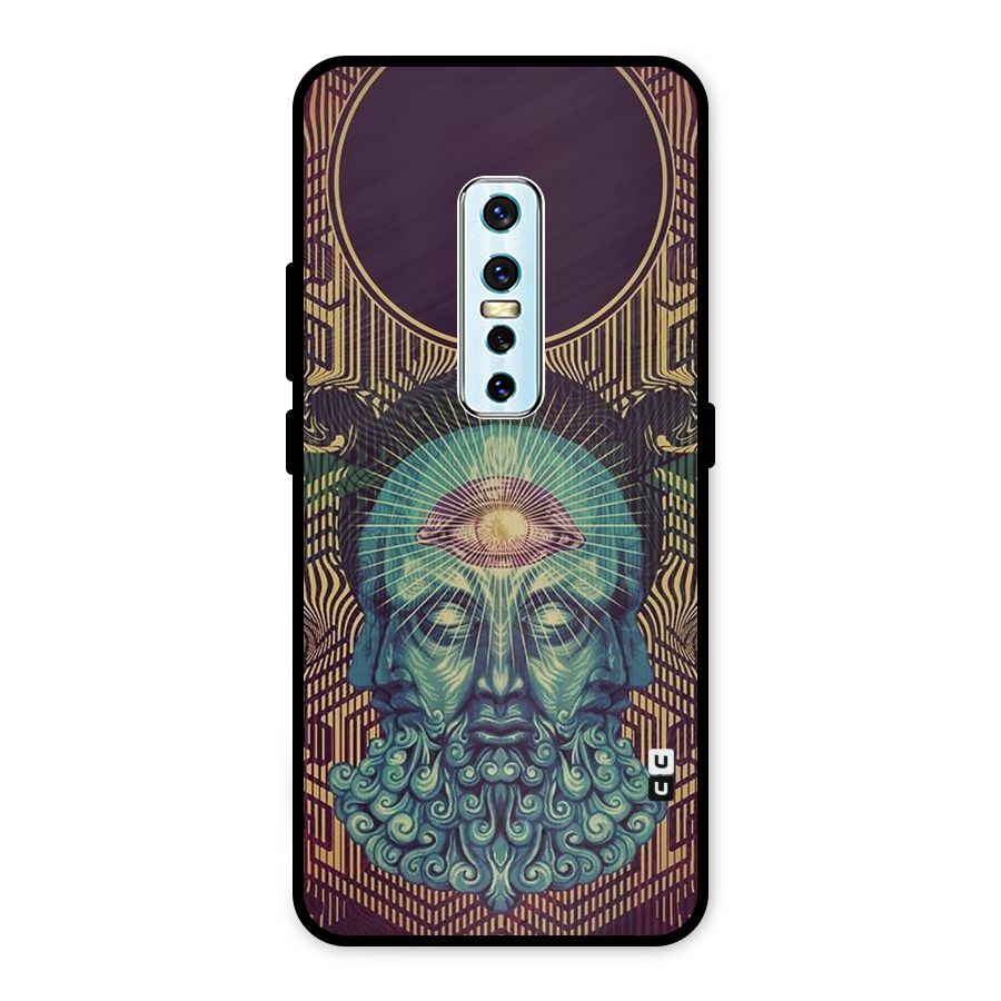 Eye Design Metal Back Case for Vivo V17 Pro