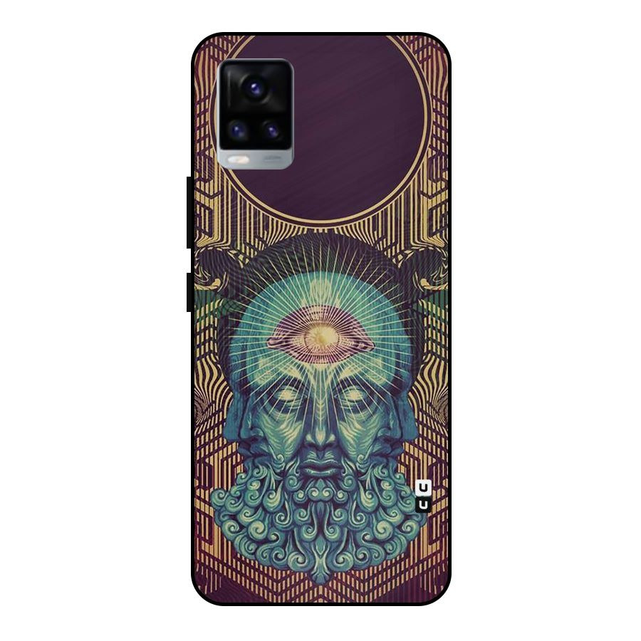 Eye Design Metal Back Case for Vivo V20