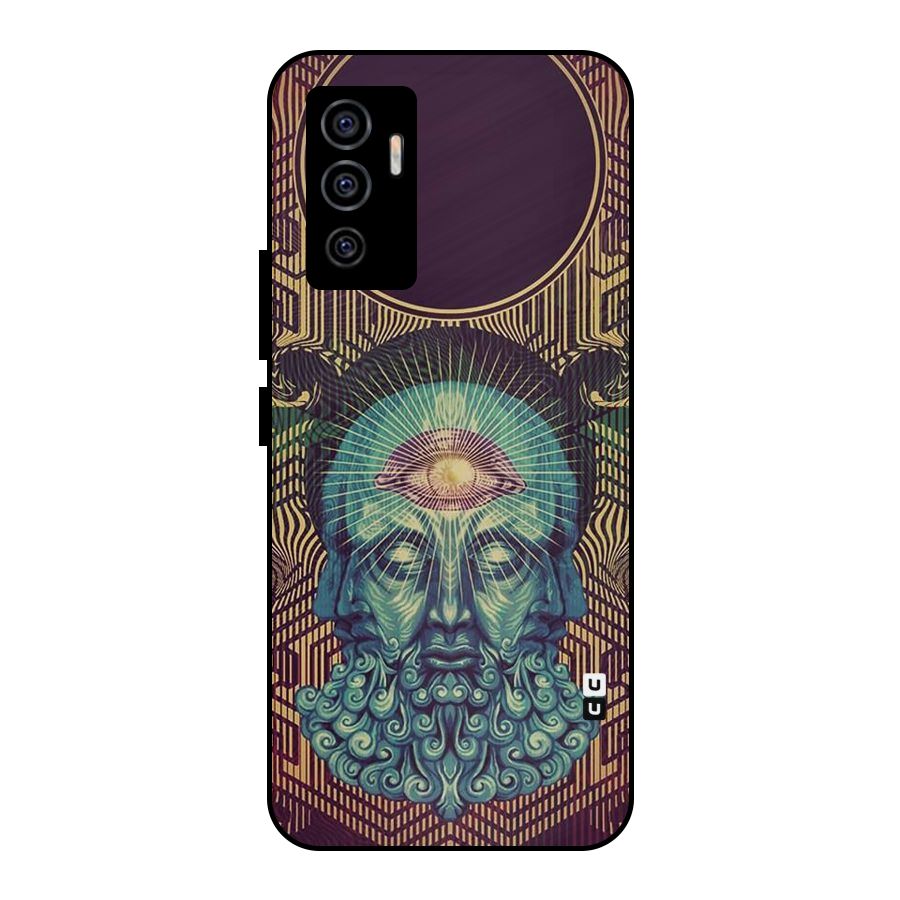 Eye Design Metal Back Case for Vivo V23e