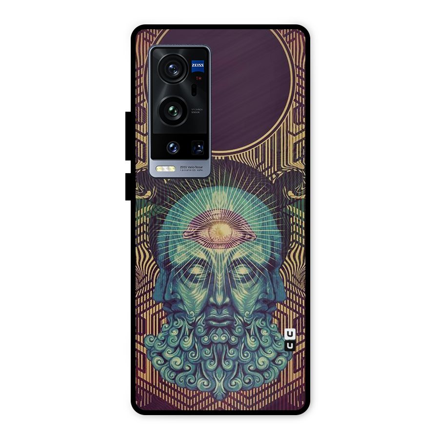 Eye Design Metal Back Case for Vivo X60 Pro Plus
