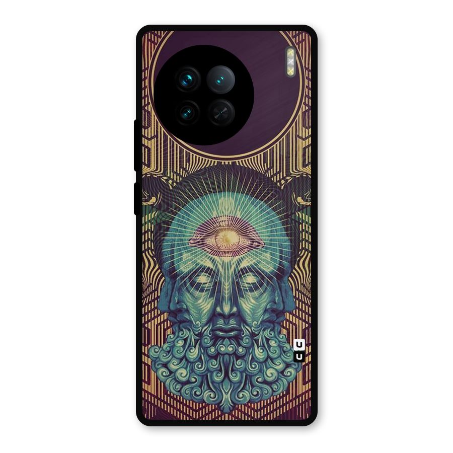 Eye Design Metal Back Case for Vivo X90