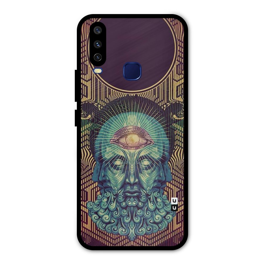 Eye Design Metal Back Case for Vivo Y15