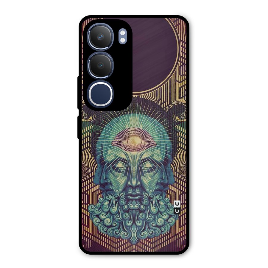 Eye Design Metal Back Case for Vivo Y29