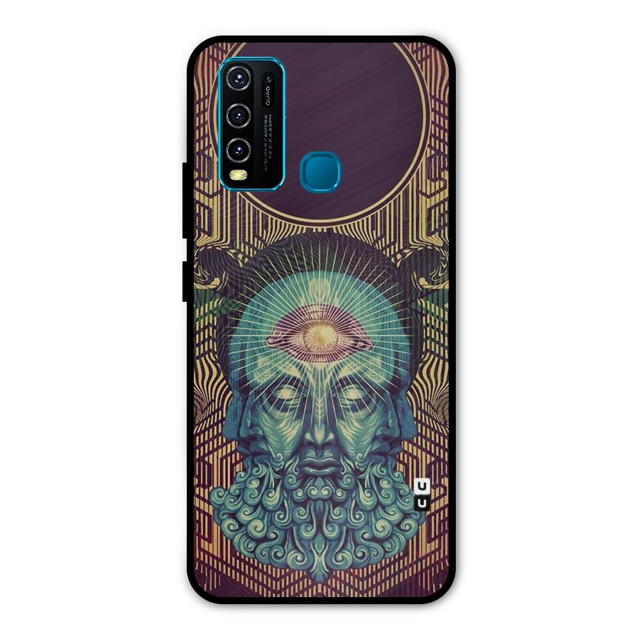 Eye Design Metal Back Case for Vivo Y50