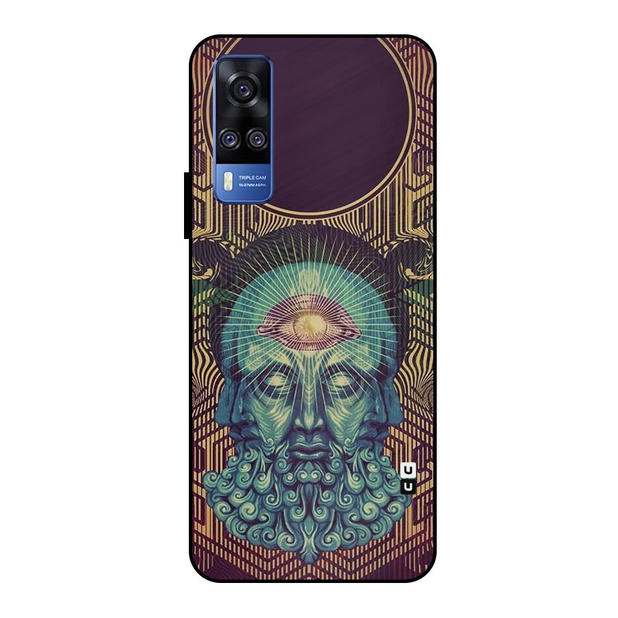Eye Design Metal Back Case for Vivo Y51