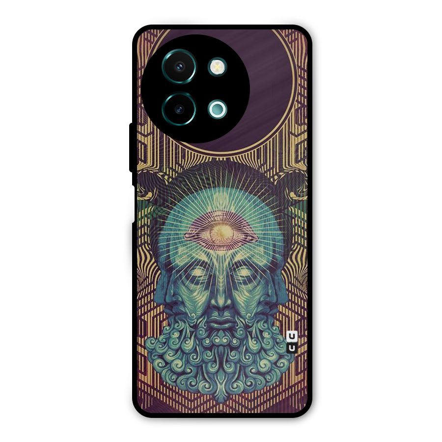 Eye Design Metal Back Case for Vivo Y58