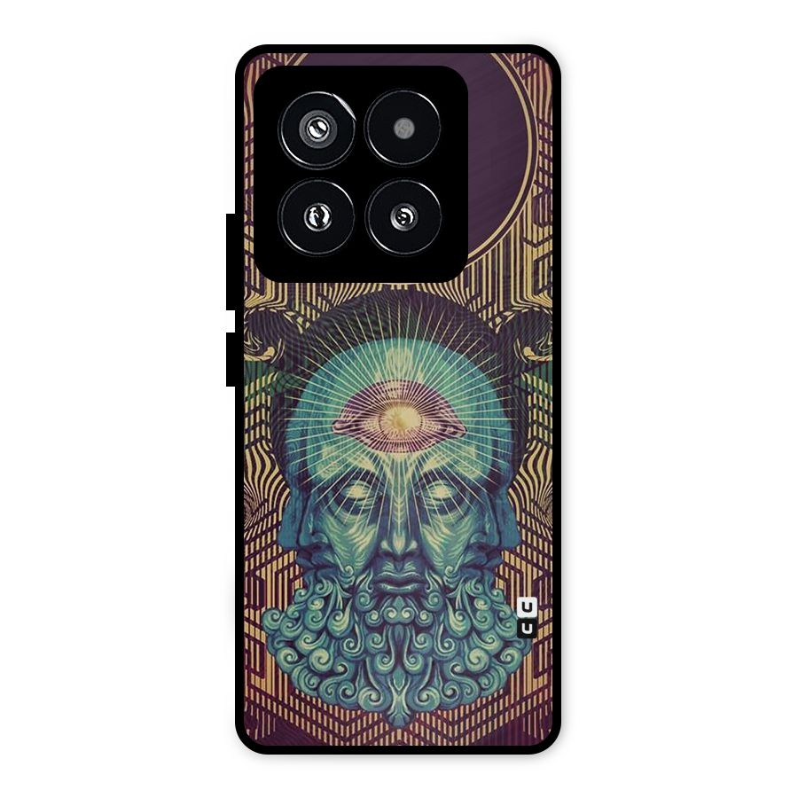 Eye Design Metal Back Case for Xiaomi 14 Pro