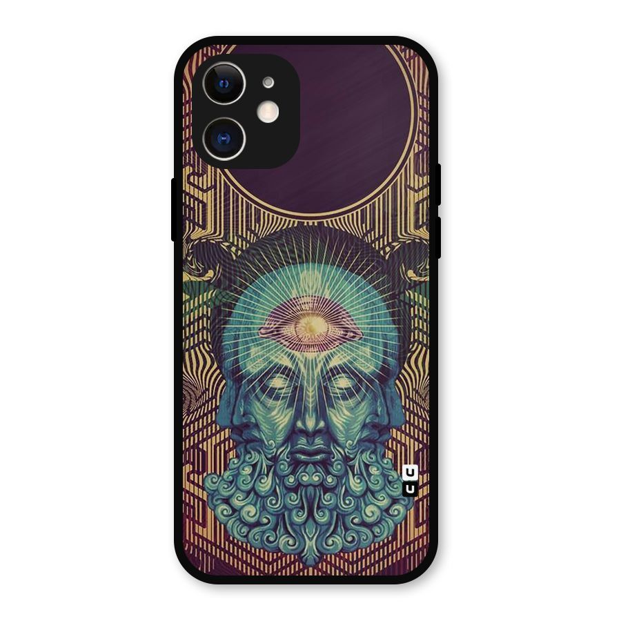 Eye Design Metal Back Case for iPhone 12