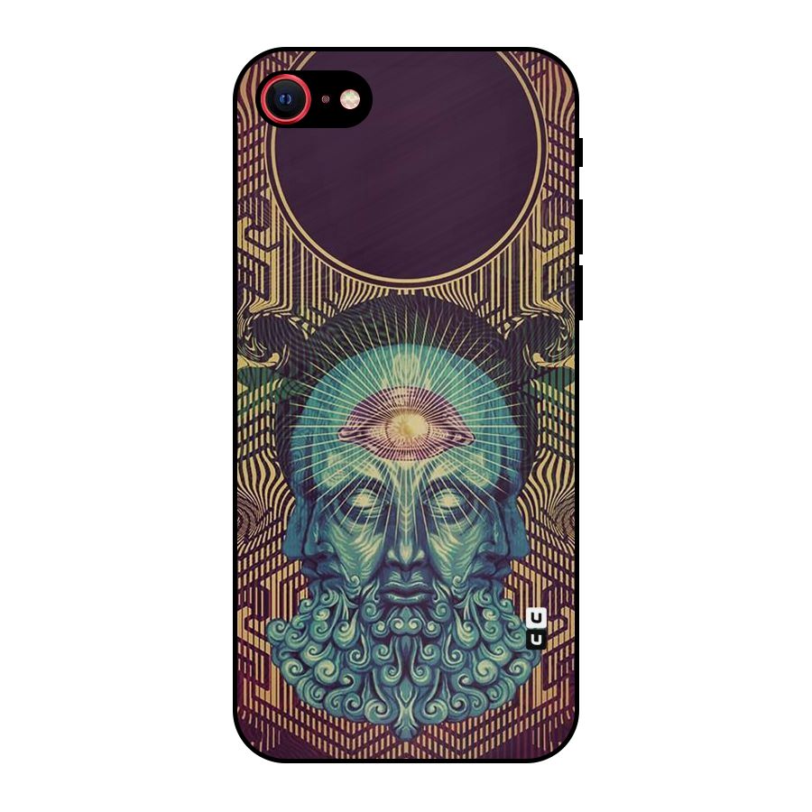 Eye Design Metal Back Case for iPhone 7