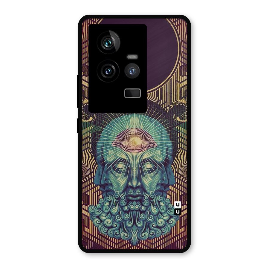 Eye Design Metal Back Case for iQOO 11 5G