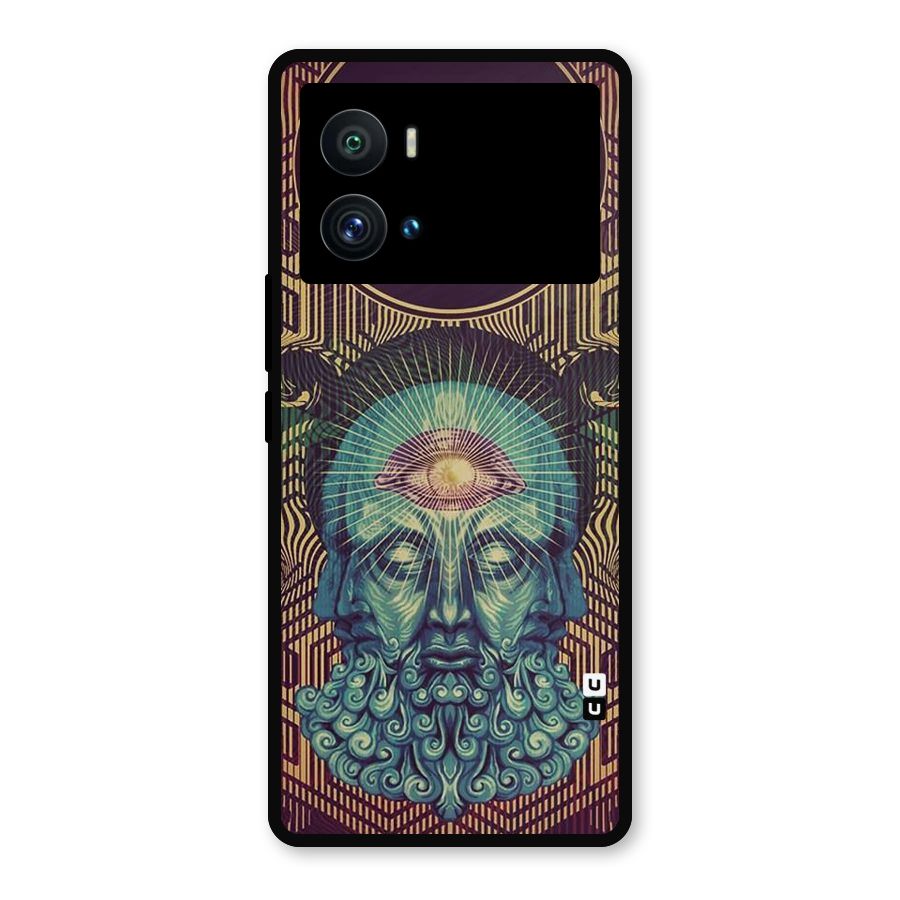 Eye Design Metal Back Case for iQOO 9 Pro