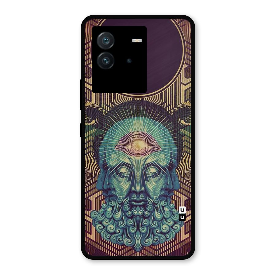 Eye Design Metal Back Case for iQOO Neo 6 5G