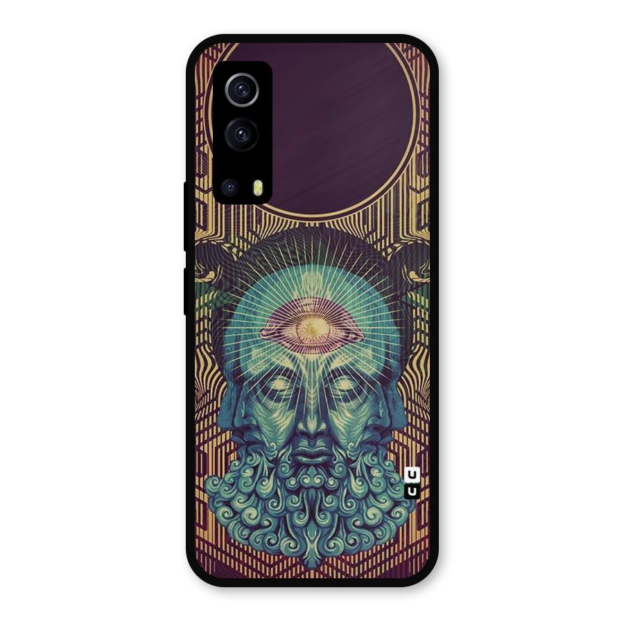 Eye Design Metal Back Case for iQOO Z3