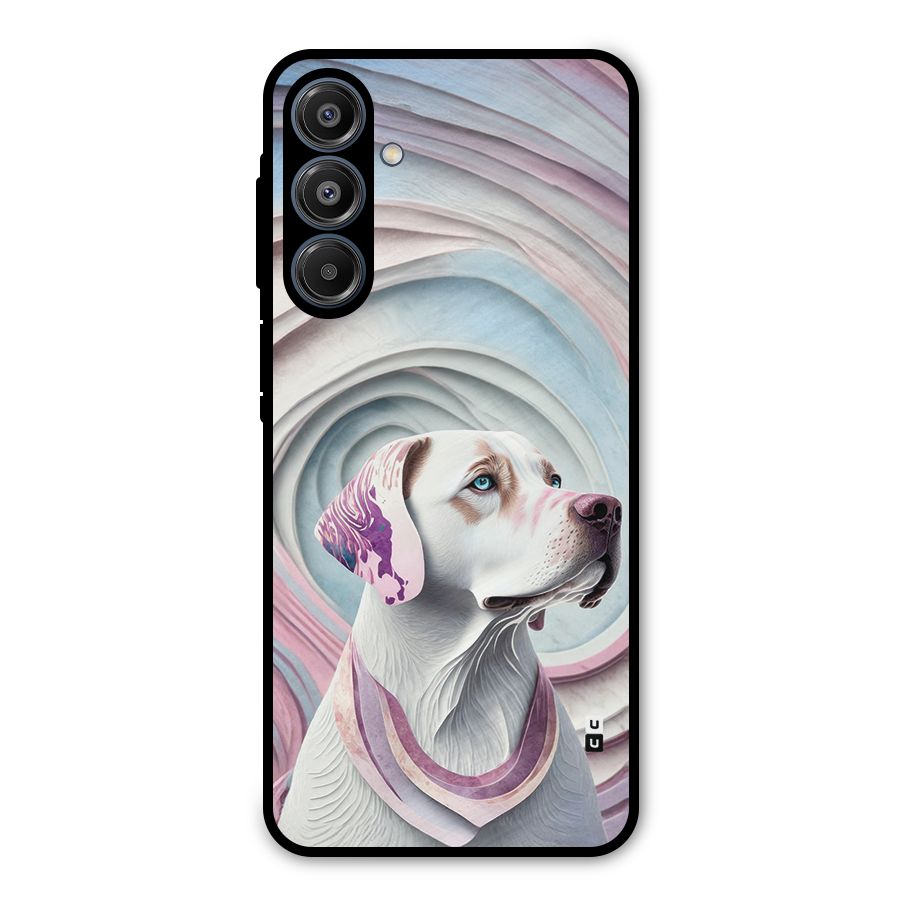 Eye Dog illustration Metal Back Case for Galaxy A16 5G