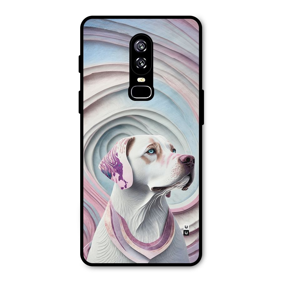 Eye Dog illustration Metal Back Case for OnePlus 6
