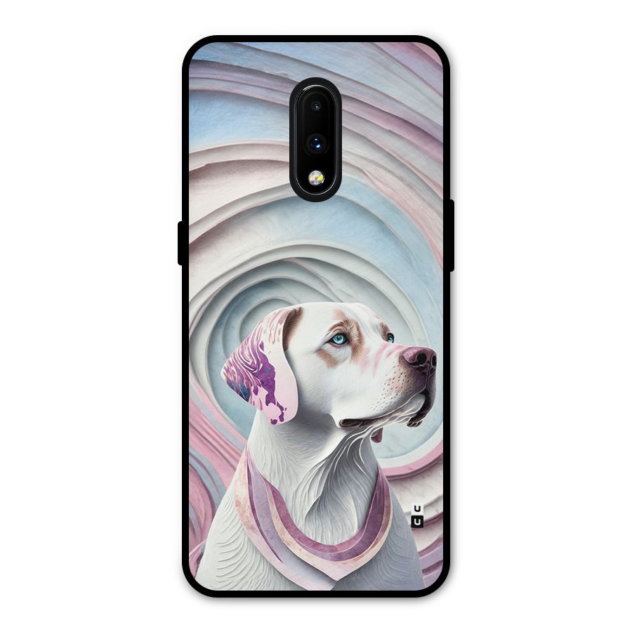 Eye Dog illustration Metal Back Case for OnePlus 7