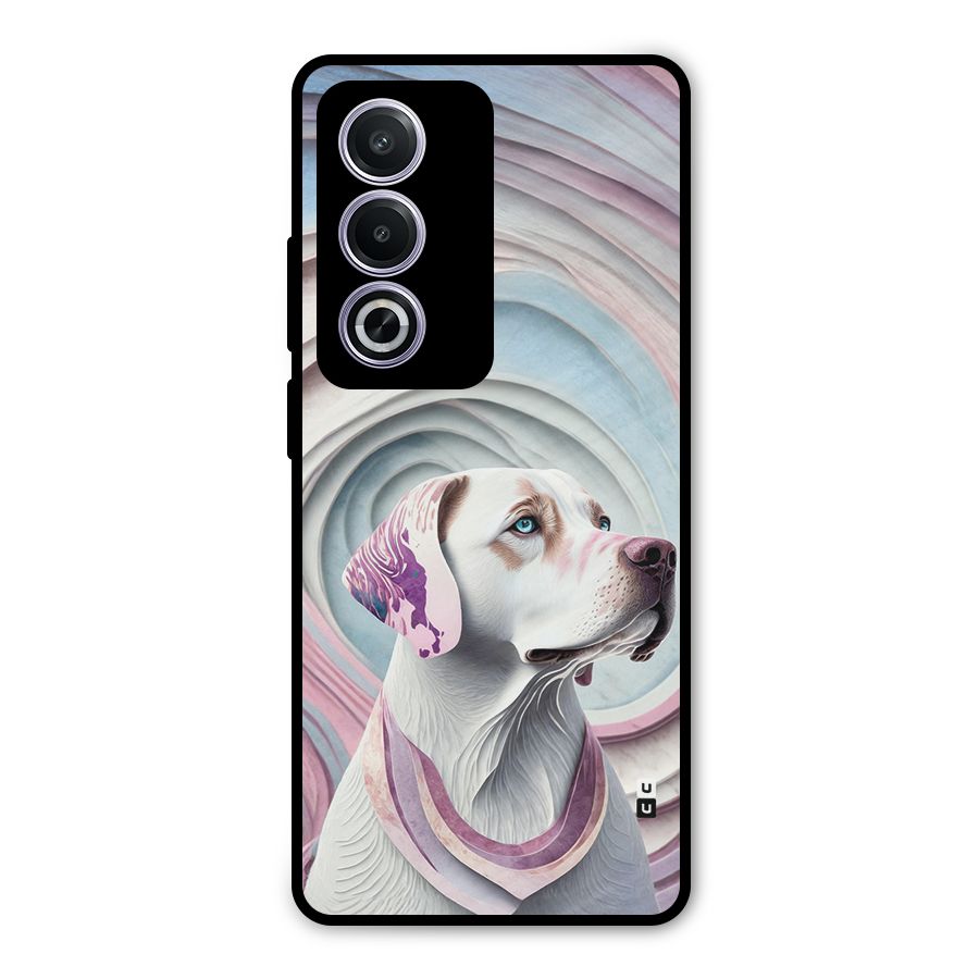Eye Dog illustration Metal Back Case for Oppo K12x