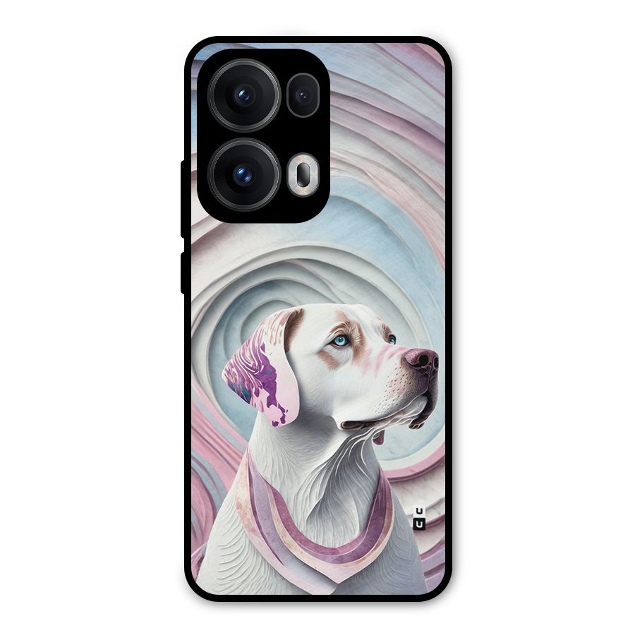 Eye Dog illustration Metal Back Case for Oppo Reno13 Pro