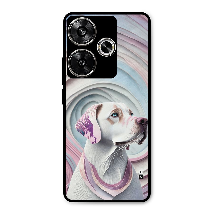 Eye Dog illustration Metal Back Case for Poco F6