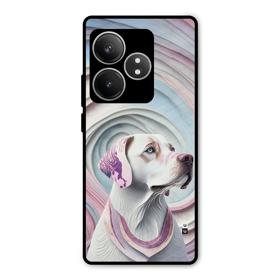 Eye Dog illustration Metal Back Case for Realme GT 6T