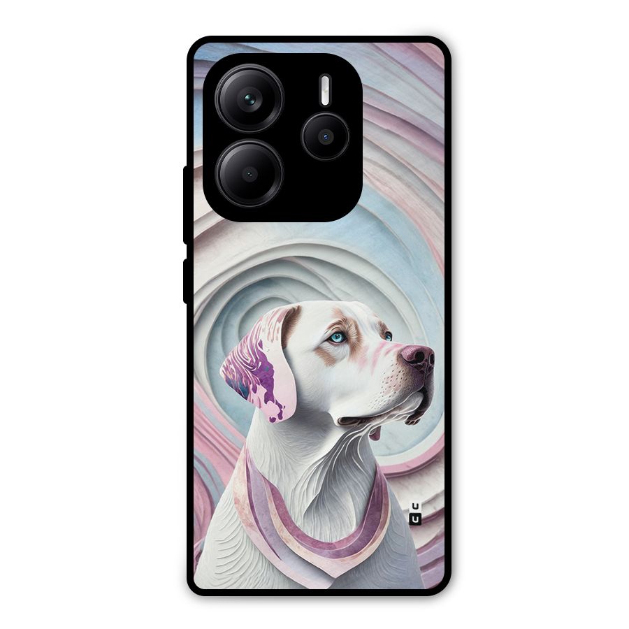 Eye Dog illustration Metal Back Case for Redmi Note 14 5G