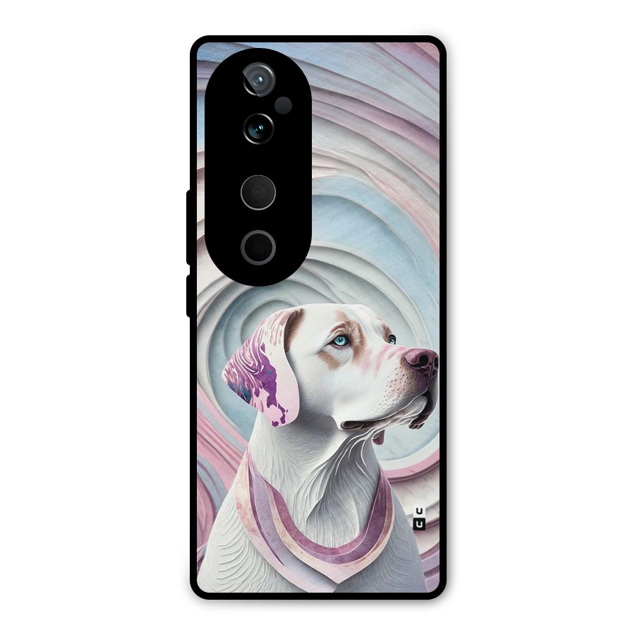 Eye Dog illustration Metal Back Case for Vivo T3 Ultra