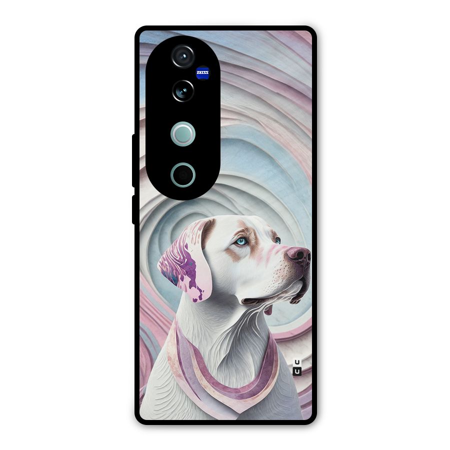 Eye Dog illustration Metal Back Case for Vivo V40