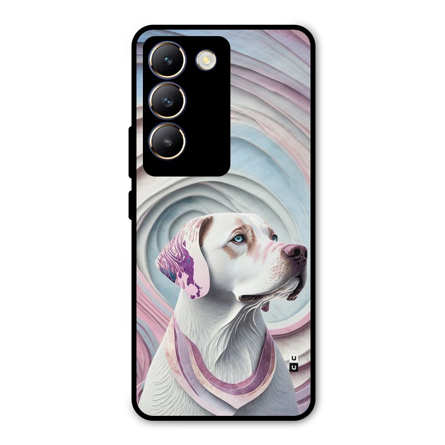 Eye Dog illustration Metal Back Case for Vivo Y200e