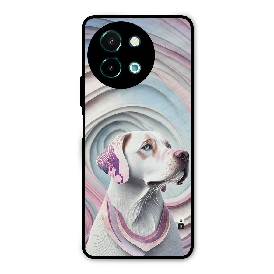 Eye Dog illustration Metal Back Case for Vivo Y58