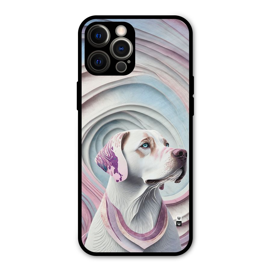 Eye Dog illustration Metal Back Case for iPhone 12 Pro Max