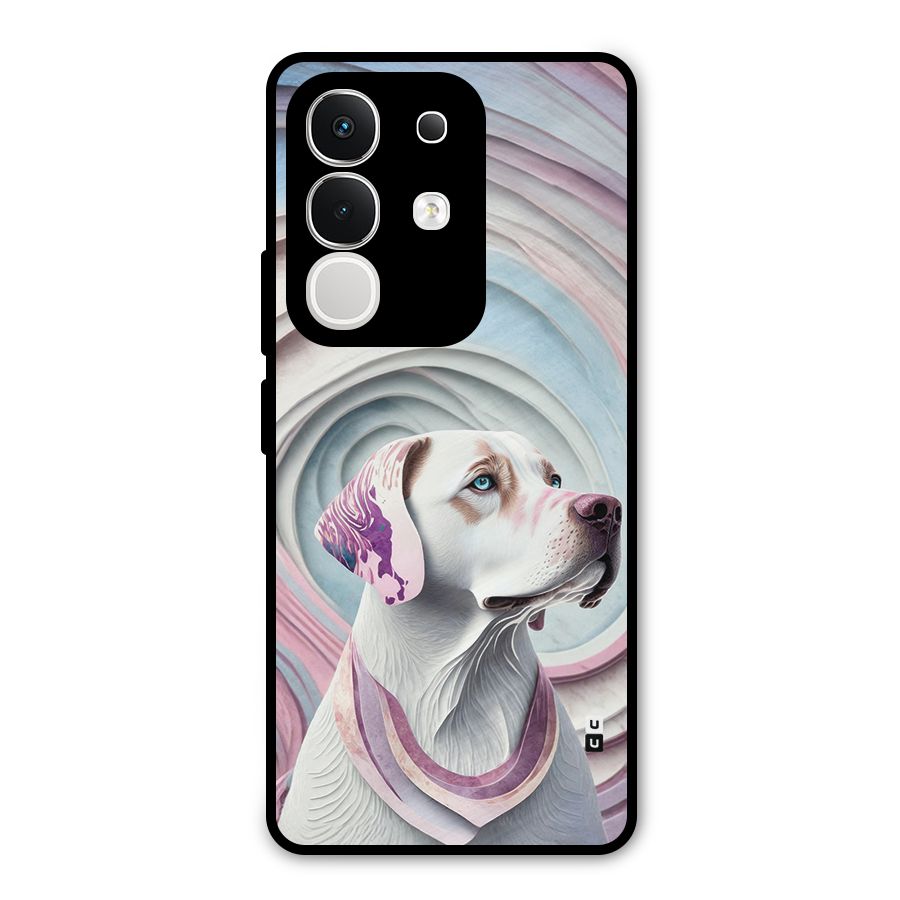 Eye Dog illustration Metal Back Case for iQOO Z10x