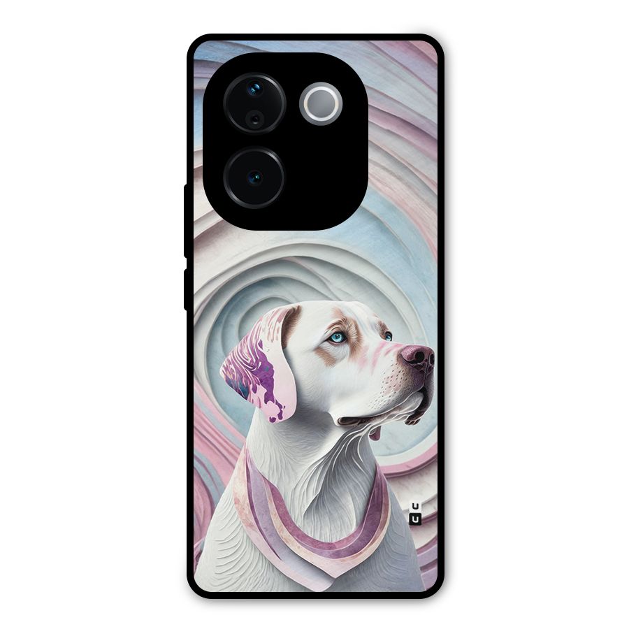 Eye Dog illustration Metal Back Case for iQOO Z9s Pro