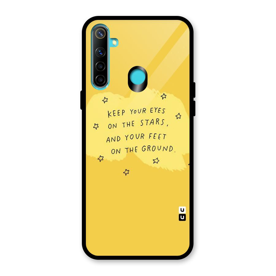 Eyes On Stars Glass Back Case for Realme 5