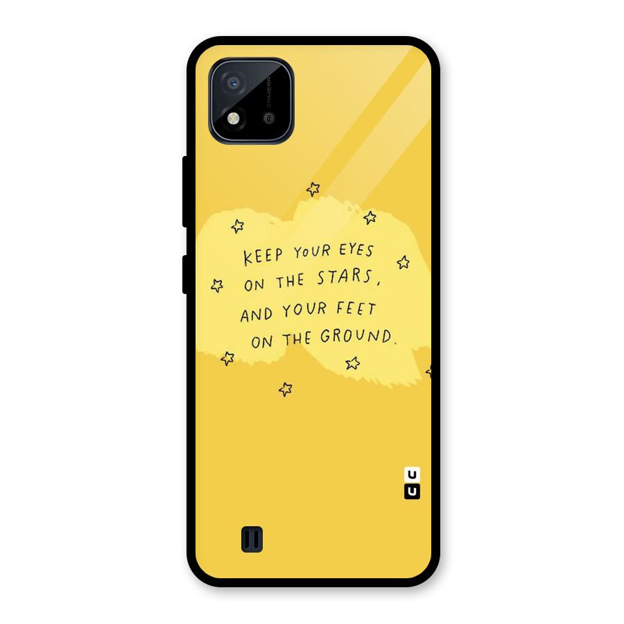 Eyes On Stars Glass Back Case for Realme C11 2021
