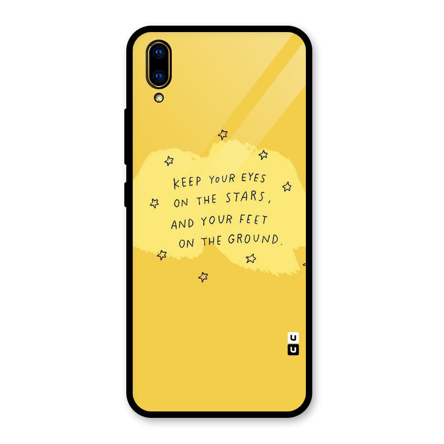 Eyes On Stars Glass Back Case for Vivo V11 Pro
