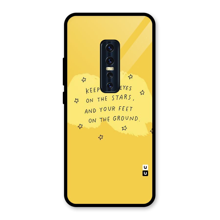 Eyes On Stars Glass Back Case for Vivo V17 Pro