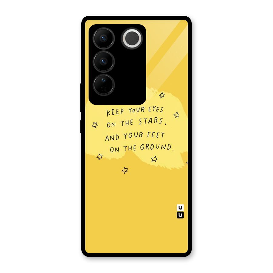 Eyes On Stars Glass Back Case for Vivo V27