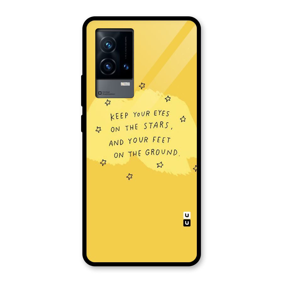 Eyes On Stars Glass Back Case for iQOO 9 5G