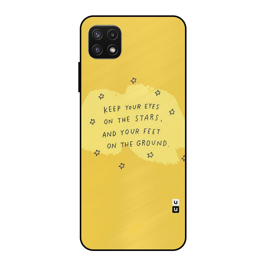 Eyes On Stars Metal Back Case for Galaxy A22 5G